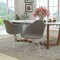 Flash Furniture Alonza Series Moss Gray Plastic Chair with Chrome Base, PK2 2-FH-132-CPP1-GY-GG - alternate 1